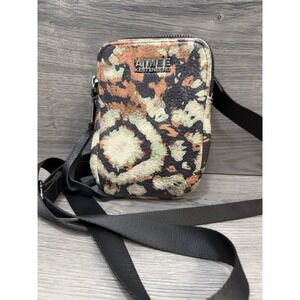 Aimee Kestenberg Capri Genuine Leather Small Tie Dye Crossbody Travel Compact